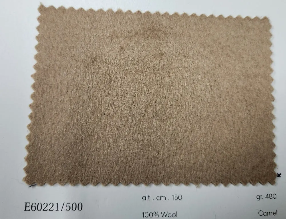 Camel Wool Double Breasted Overcoat Style (DB3 2) E60221/500