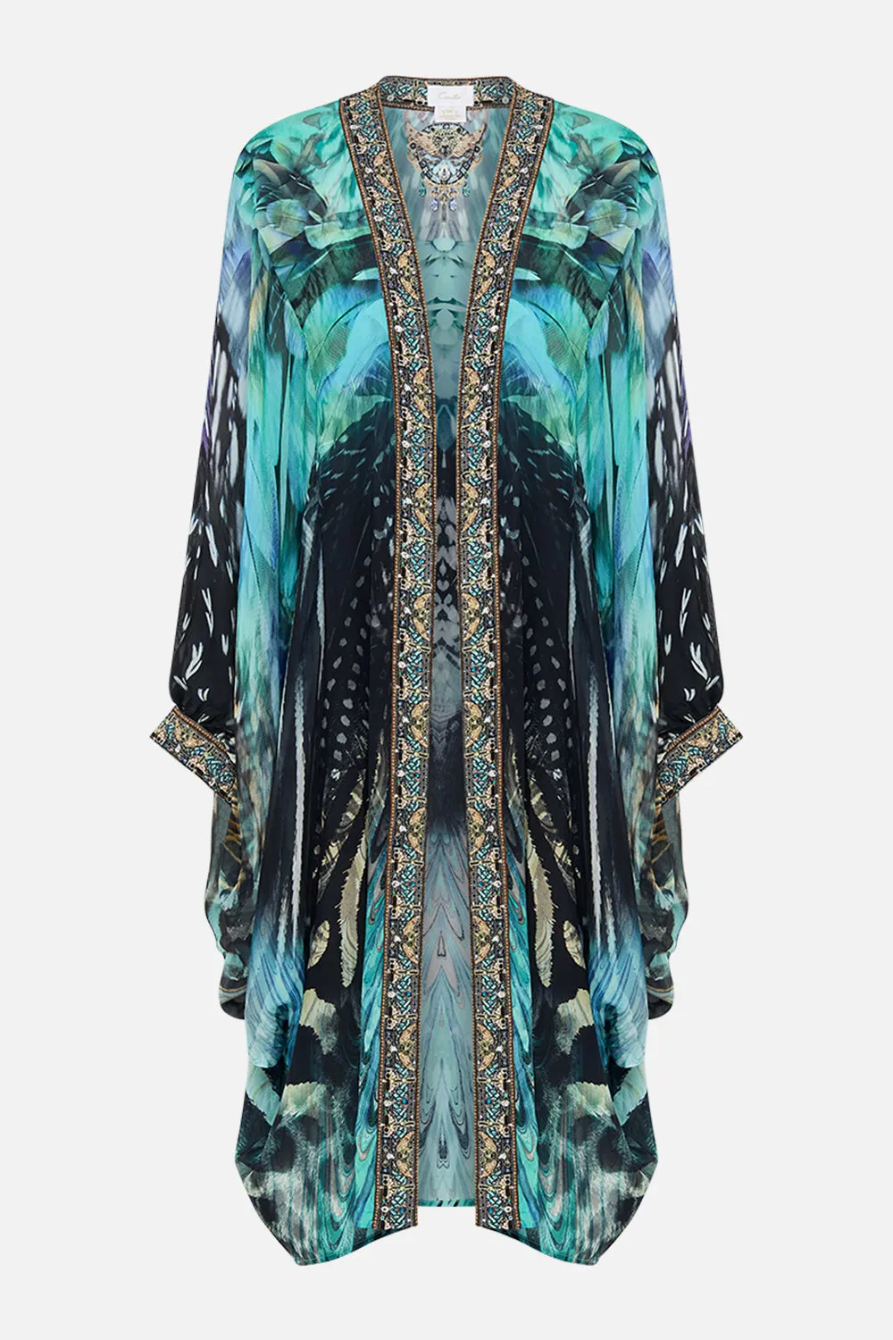 DRAMATIC SLEEVE COCOON LAYER AZURE ALLURE