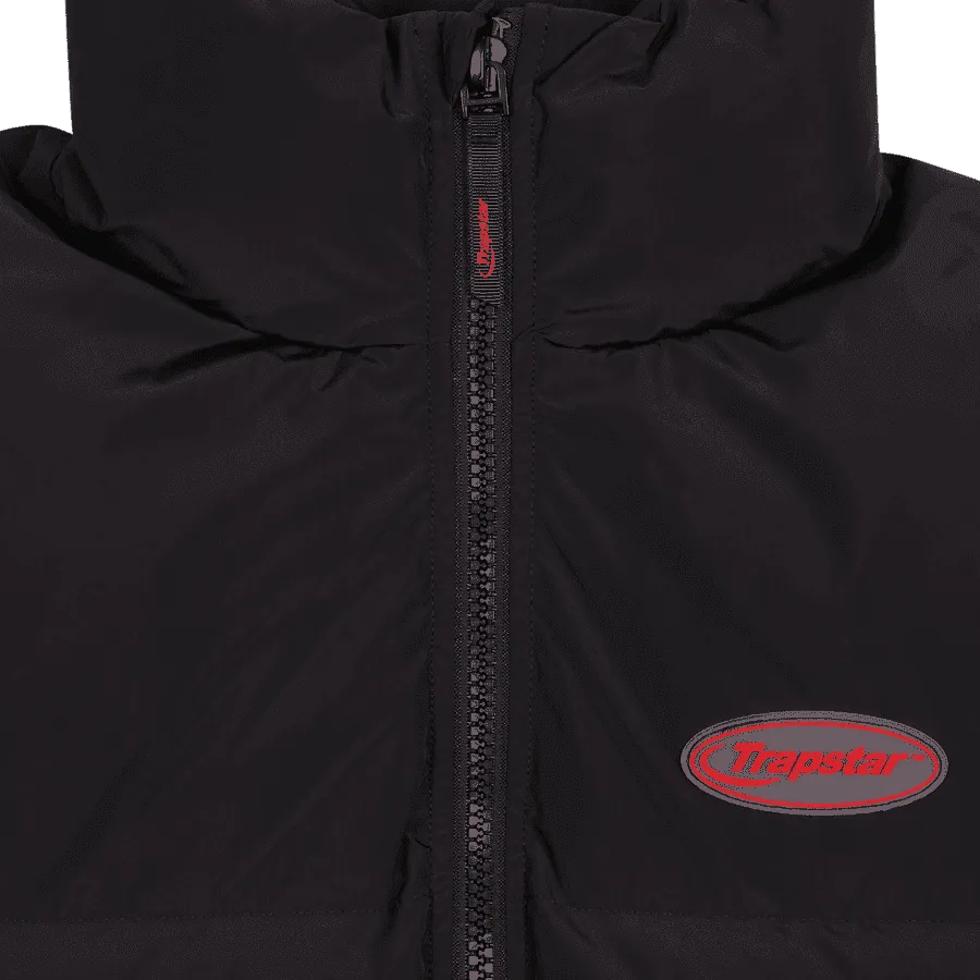 Trapstar Hyperdrive Puffer Jacket (Black/Red)